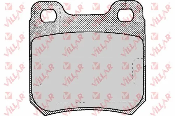 Brake Pad Set, disc brake (626.0206)