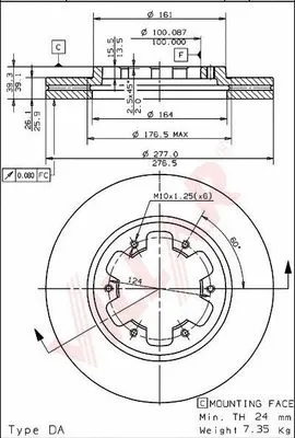 Brake Disc (628.0738)