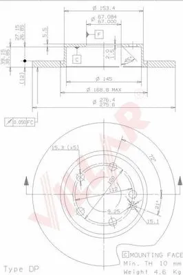 Brake Disc (628.1869)