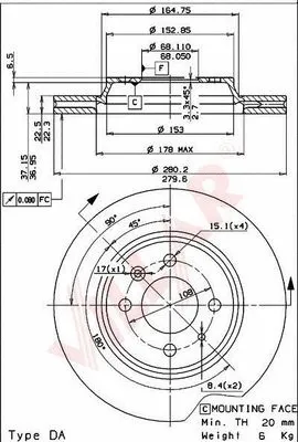 Brake Disc (628.1259)