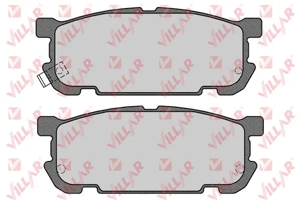 Brake Pad Set, disc brake (626.1488)