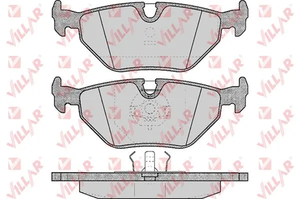 Brake Pad Set, disc brake (626.0297)