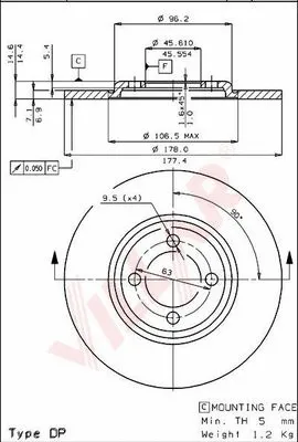 Brake Disc (628.1396)