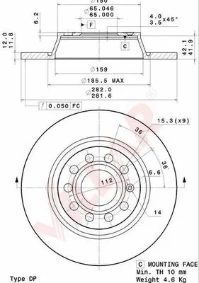 Brake Disc (628.2065)