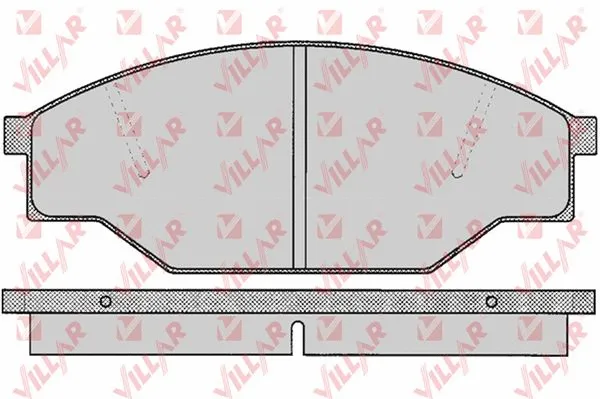 Brake Pad Set, disc brake (626.0266)