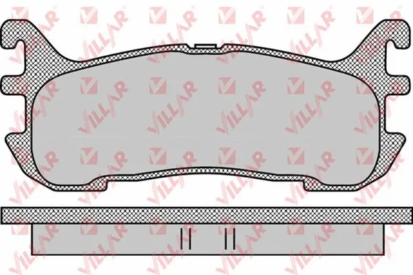 Brake Pad Set, disc brake (626.1099)