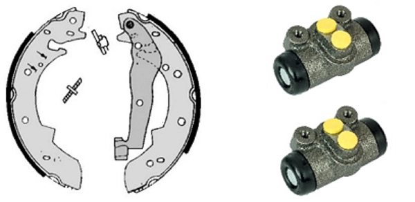Brake Shoe Set (608.8026)