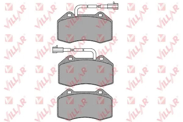 Brake Pad Set, disc brake (626.1671)