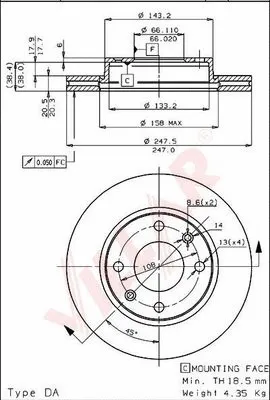 Brake Disc (628.1123)