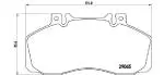 Brake Pad Set, disc brake (626.0474)