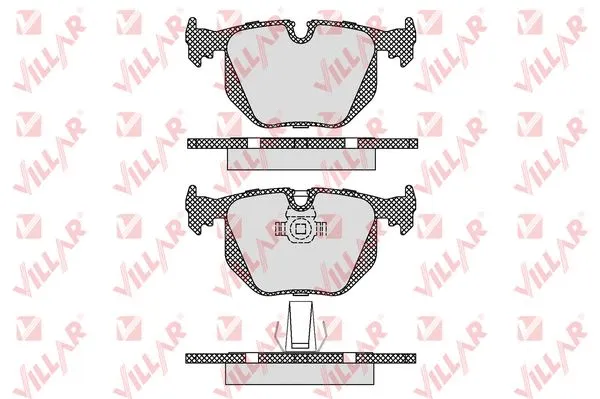 Brake Pad Set, disc brake (626.1231)
