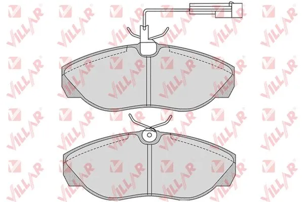Brake Pad Set, disc brake (626.0774)