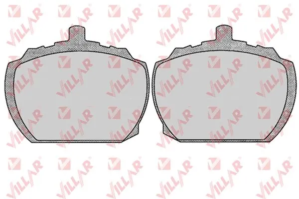 Brake Pad Set, disc brake (626.0143)