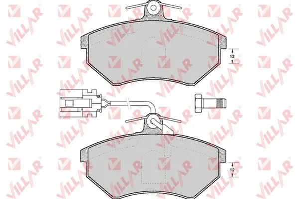 Brake Pad Set, disc brake (626.0495)