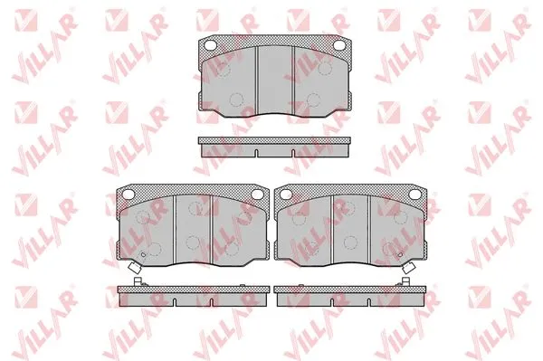 Brake Pad Set, disc brake (626.1961)