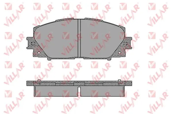 Brake Pad Set, disc brake (626.1333)