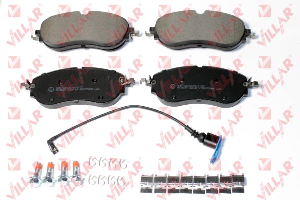 Brake Pad Set, disc brake (626.2259AK)