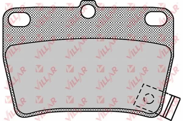 Brake Pad Set, disc brake (626.0997)
