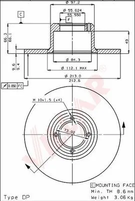 Brake Disc (628.1721)