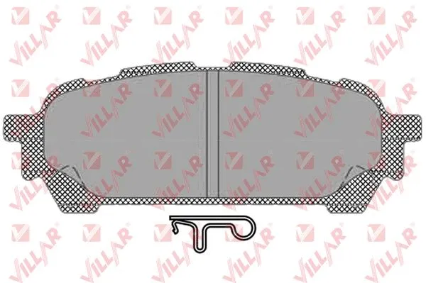 Brake Pad Set, disc brake (626.1335)