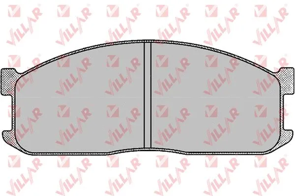Brake Pad Set, disc brake (626.0039)