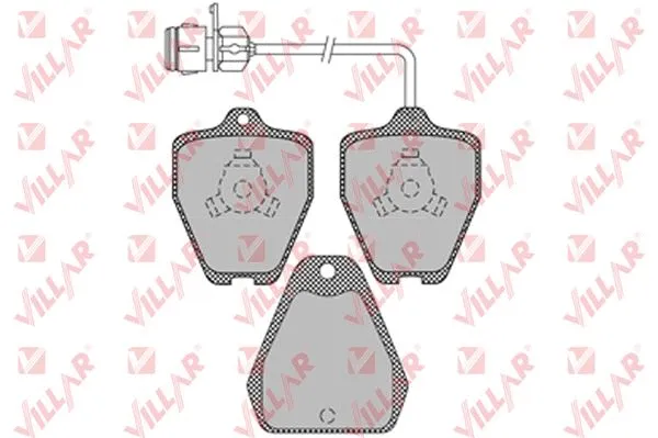 Brake Pad Set, disc brake (626.1118)
