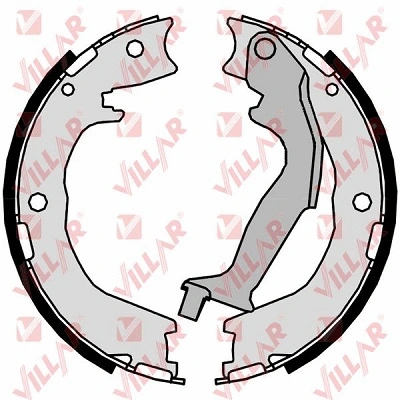 Brake Shoe Set, parking brake (629.0401)