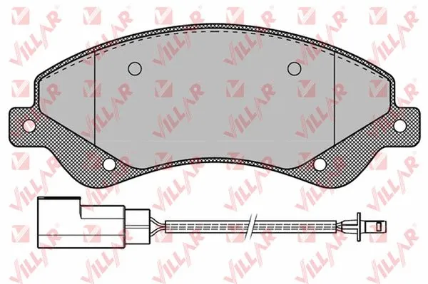 Brake Pad Set, disc brake (626.1259)