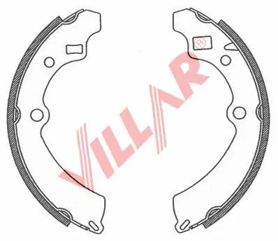 Brake Shoe Set (629.0765)