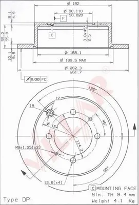 Brake Disc (628.1174)