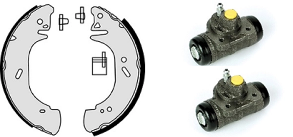Brake Shoe Set (608.7992)