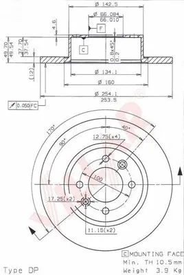 Brake Disc (628.1087)