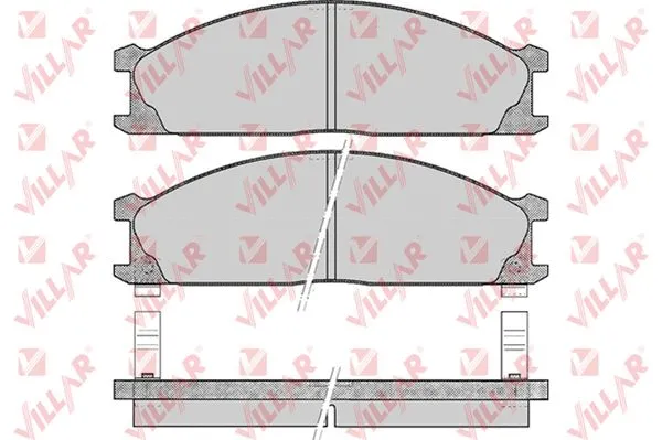 Brake Pad Set, disc brake (626.0378)