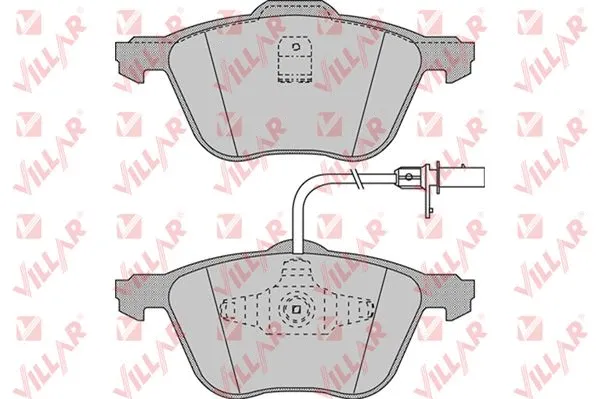 Brake Pad Set, disc brake (626.0971)