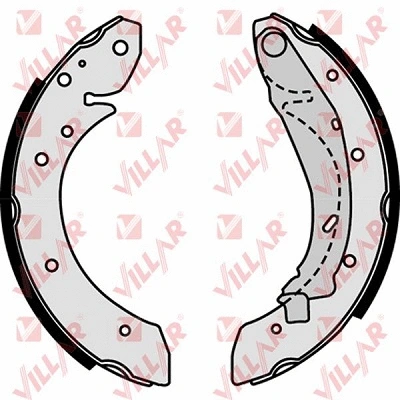 Brake Shoe Set (629.0826)