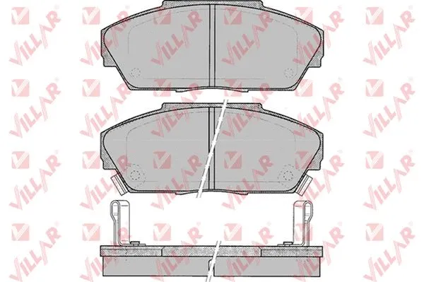 Brake Pad Set, disc brake (626.0080)