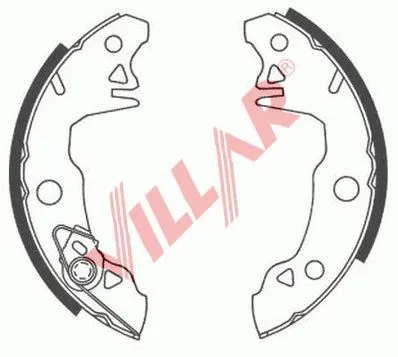 Brake Shoe Set (629.0513)