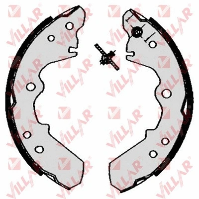 Brake Shoe Set (629.0277)
