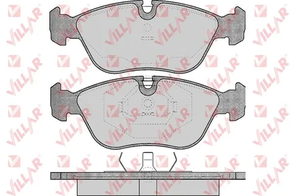 Brake Pad Set, disc brake (626.0436)