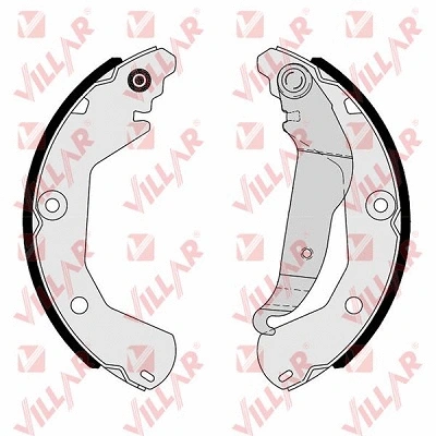 Brake Shoe Set, parking brake (629.0207)