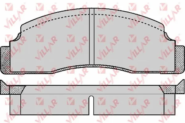 Brake Pad Set, disc brake (626.0142)