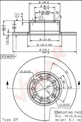 Brake Disc (628.1209)