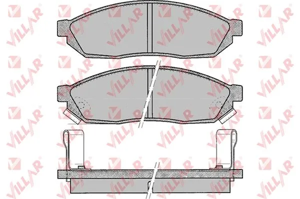 Brake Pad Set, disc brake (626.0075)