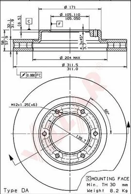 Brake Disc (628.1606)