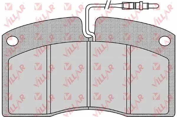 Brake Pad Set, disc brake (626.1147)