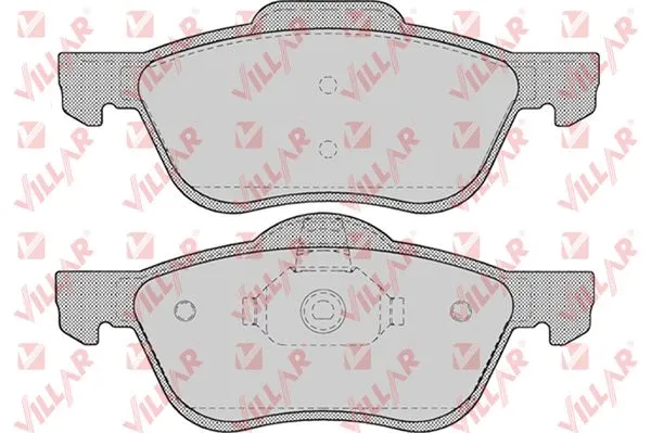 Brake Pad Set, disc brake (626.0707)
