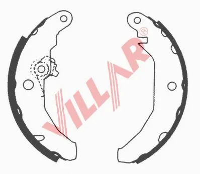 Brake Shoe Set (629.0529)