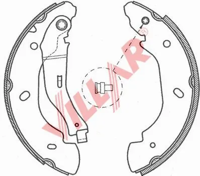 Brake Shoe Set (629.0719)