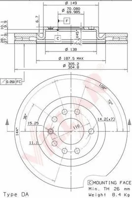 Brake Disc (628.2012)