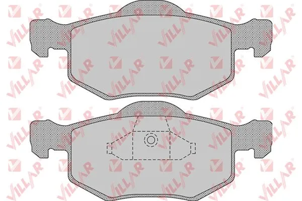Brake Pad Set, disc brake (626.1091)